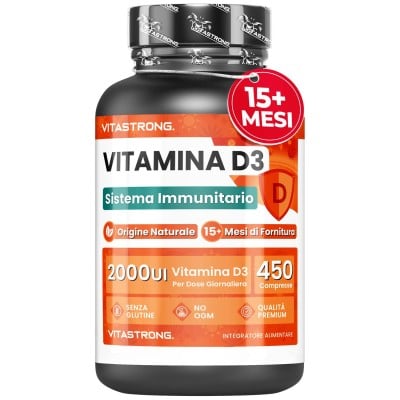 VITAMINA D3 450 comprimidos | Vitastrong | Apoyo al sistema inmunológico