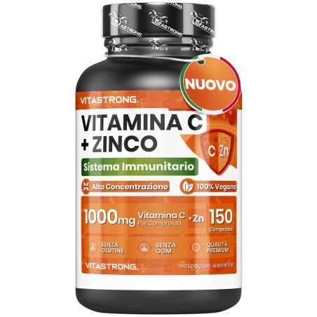 VITAMINA C + ZINC | Inmunidad y Antioxidante | Vitastrong