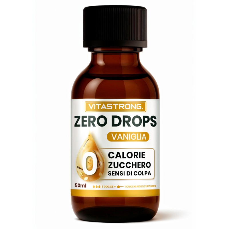 ZERO DROPS - VANILLA | Sin Calorías | Vitastrong