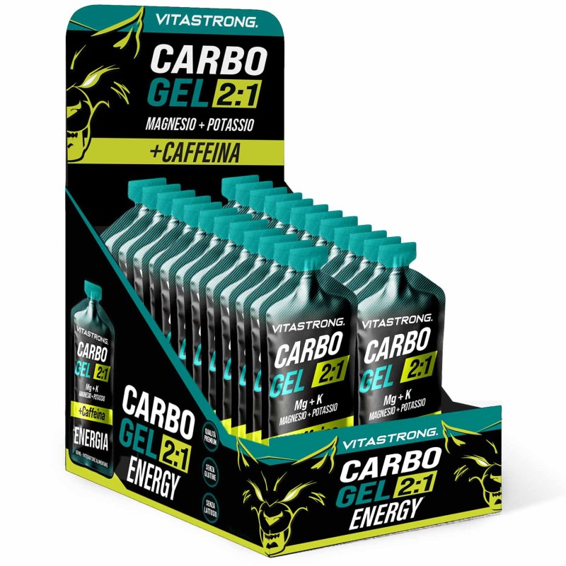 CARBO GEL 2:1 + CAFEÍNA | Carbos y Cafeína | Vitastrong