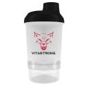 SHAKER OPACO NEGRO 300ml +150ml