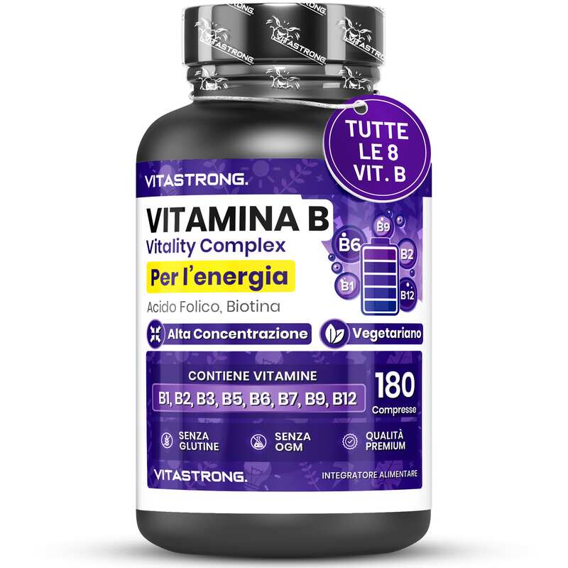 Complejo de vitamina B 180 CPR | Vitastrong